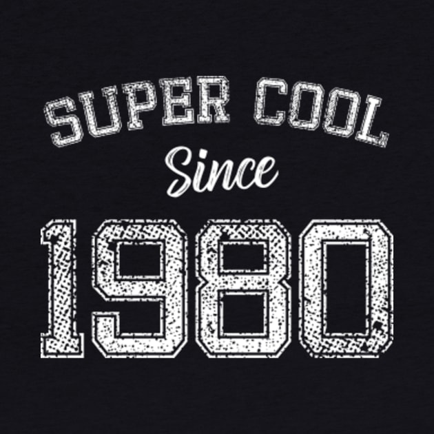 Super cool since 1980 birth year gift by MinyMerch